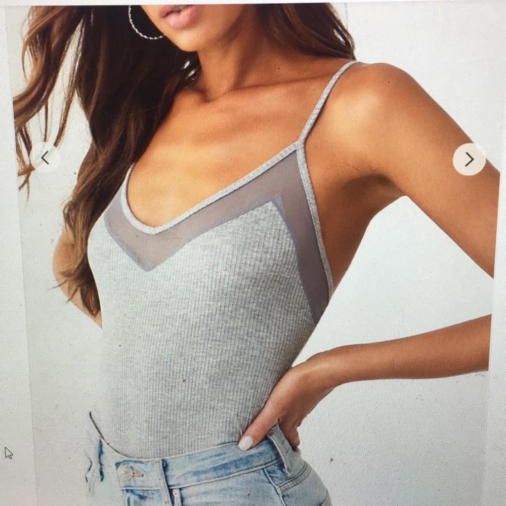 Ribbed Cami Bodysuit